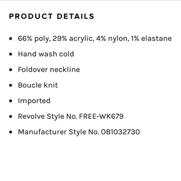 NWT Free People Bff Red Lotus sweater XS, Med, Lg - Picture 5 of 15